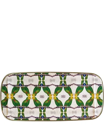 LES-OTTOMANS PATCH NYC RECTANGULAR TRAY