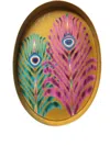 Les-ottomans Serving And Trays Multicolor Uni In Yellow