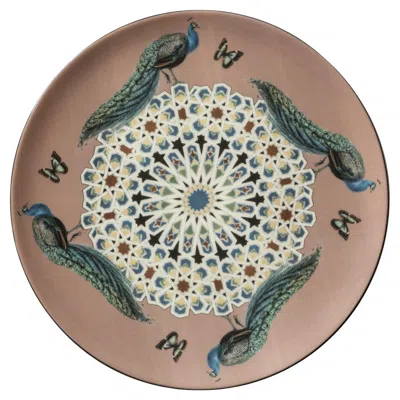 Pre-owned Les Ottomans Porcelain Constantinople 4 Plate By  In Brown