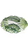 Les-ottomans Savannah Flamingo Tray (55cm X 35cm) In White