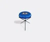 Les-ottomans Hand-painted Iron Stool In Multicolor