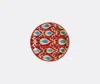 Les-ottomans Hand Painted Iron Tray In Multicolor