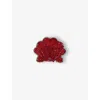 Les Ottomans Shell Bead-embellished Napkin Rings Set Of Two
