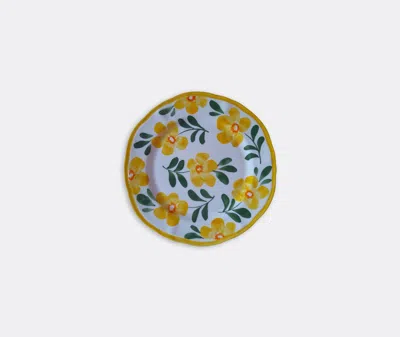 Les-ottomans Hand Painted Ceramic Plate In Multicolor