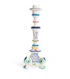 Les-ottomans Turquerie Candlestick Holder In Blue