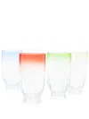 Les-ottomans X Browns Faded Tumblers (set Of Four) In Nude