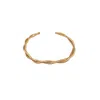 Les Reines Men's Rope Twist - Cuff Bracelet 24k Gold Plated In Gold
