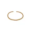 Les Reines Men's The Axis - Cuff Bracelet 24k Gold Plated In Gold
