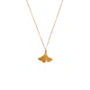 Les Reines Women's Flora - Long Minimalist Necklace 24k Gold Plated In Gold