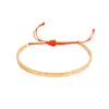 Les Reines Women's Gold / Yellow / Orange Reddish Elegance - Hammered Bracelet 24k Gold Plated