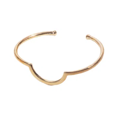 Les Reines Women's The Crown - Cuff Bracelet 24k Gold Plated