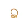 Les Reines Women's The Linéa - Adjustable Ring 24k Gold Plated In Gold