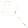 Les Reines Women's The Serenity - Minimalist Necklace 24k Gold Plated