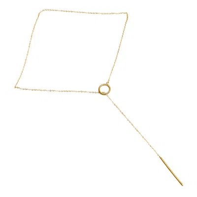 Les Reines Women's The Serenity - Minimalist Necklace 24k Gold Plated