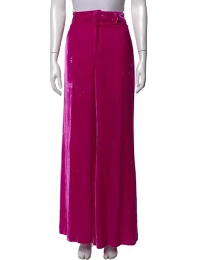 Pre-owned Les Rêveries Wide Leg Pants In Purple