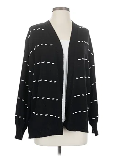 Pre-owned Les Serein Cardigan Sweater In Black