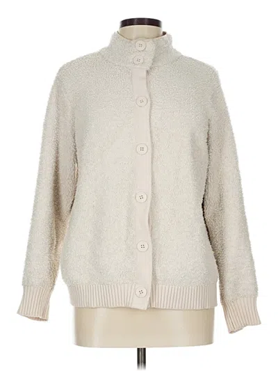 Pre-owned Les Serein Cardigan Sweater In White