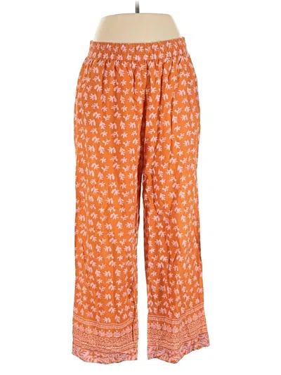 Pre-owned Les Serein Casual Pants In Orange
