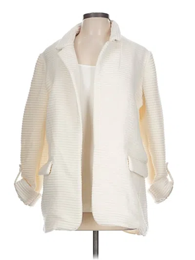 Pre-owned Les Serein Coat In Ivory