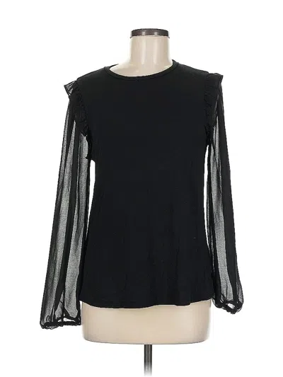 Pre-owned Les Serein Long Sleeve T-shirt In Black