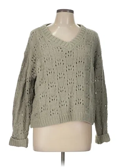 Pre-owned Les Serein Pullover Sweater In Green