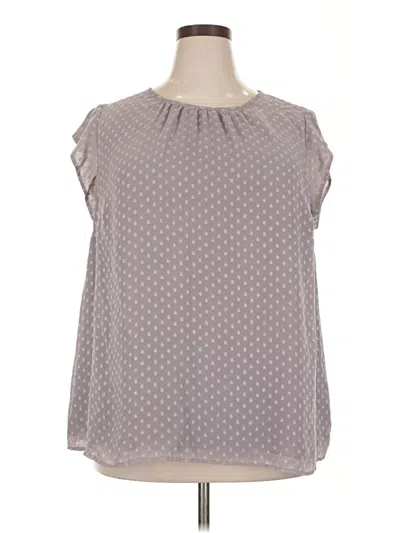 Pre-owned Les Serein Sleeveless Blouse In Gray