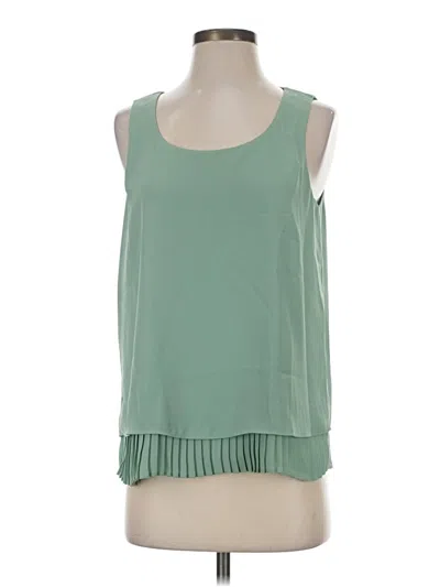 Pre-owned Les Serein Sleeveless Blouse In Green