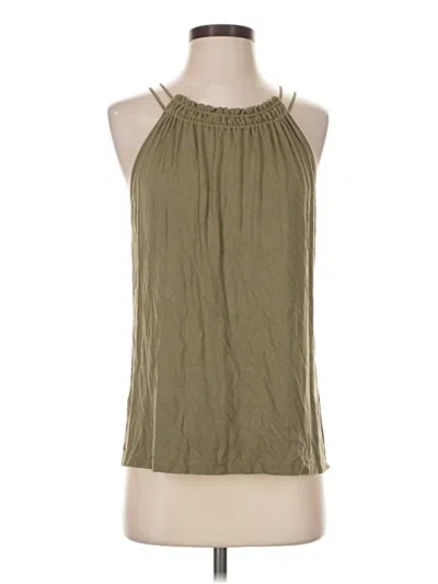 Pre-owned Les Serein Sleeveless Blouse In Green