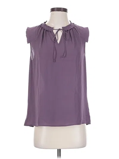 Pre-owned Les Serein Sleeveless Blouse In Purple