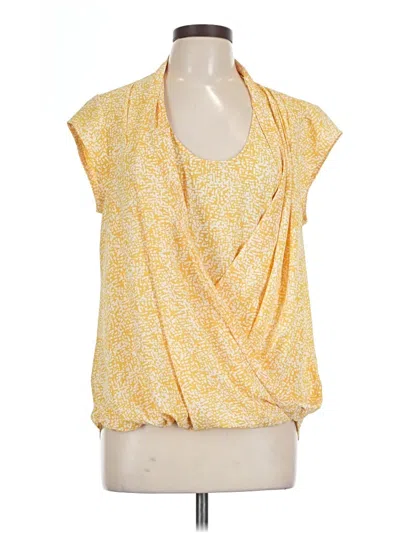 Pre-owned Les Serein Sleeveless Blouse In Yellow