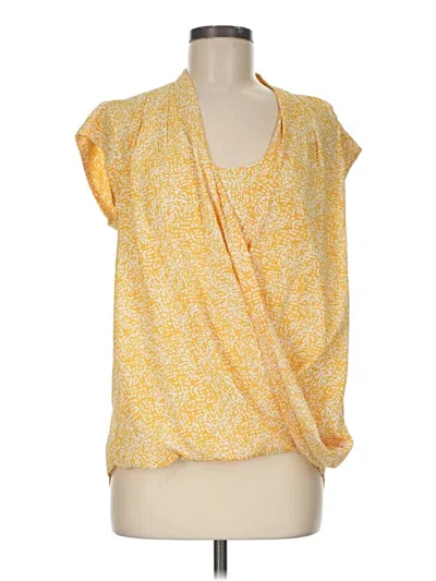 Pre-owned Les Serein Sleeveless Blouse In Yellow