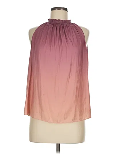 Pre-owned Les Serein Tank Top Pink Halter Neckline Tops