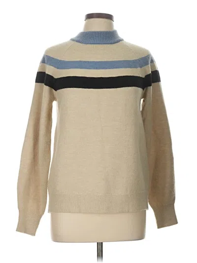 Pre-owned Les Serein Turtleneck Sweater In Tan