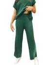 Les Soeurs Naya Pants In Forest Green In Green