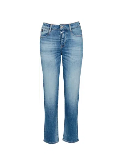 Les Temps Des Cerises Faded Slim-fit Jeans In Brown