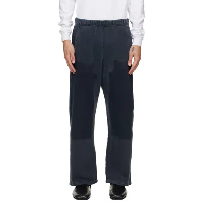 Les Tien Black Heavyweight Carpenter Workwear Sweatpants