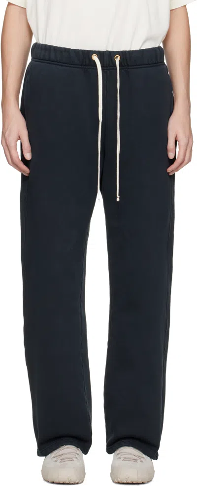 Les Tien Black Heavyweight Classic Sweatpants
