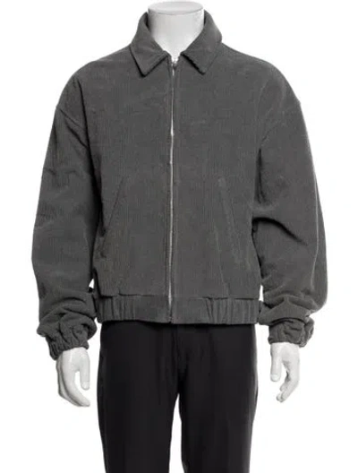 Pre-owned Les Tien Bomber Jacket In Grey