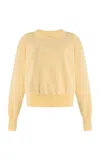 Les Tien Britney Cotton Sweatshirt In Yellow