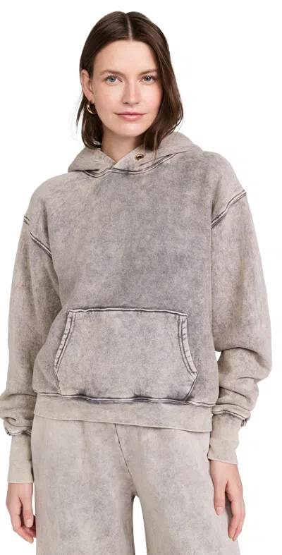 Les Tien Cara Crop Hoodie Dove Mineral