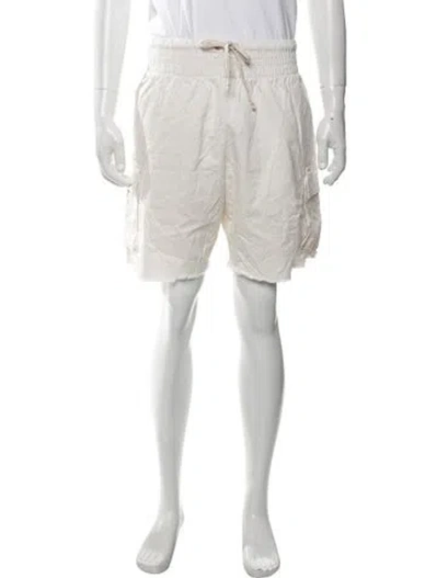 Pre-owned Les Tien Cargo Shorts In White
