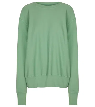 Les Tien Cotton Fleece Sweatshirt In Green