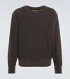 Les Tien Cotton Jersey Sweatshirt In Vintage Black
