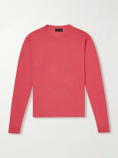 Les Tien Cotton-jersey T-shirt In Pink
