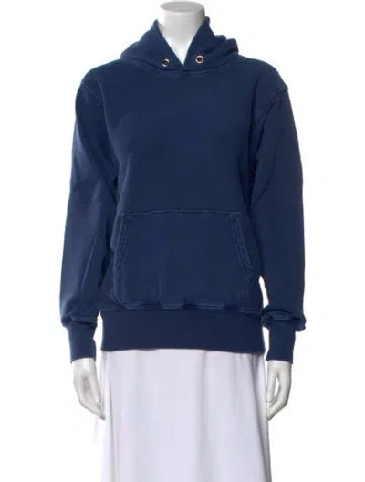 Pre-owned Les Tien Cowl Neck Sweater In Blue