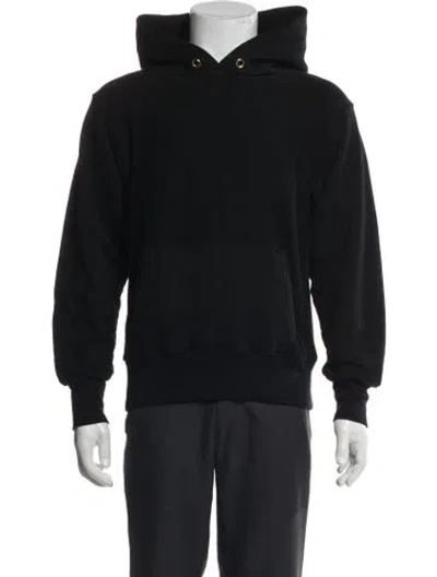 Pre-owned Les Tien Crew Neck Long Sleeve Hoodie In Black