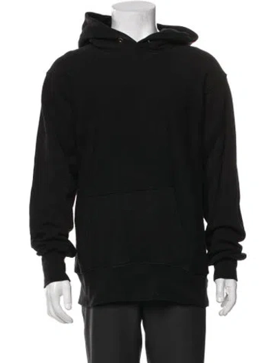 Pre-owned Les Tien Crew Neck Long Sleeve Hoodie In Black