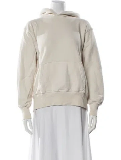 Pre-owned Les Tien Crew Neck Long Sleeve Hoodie In Gray