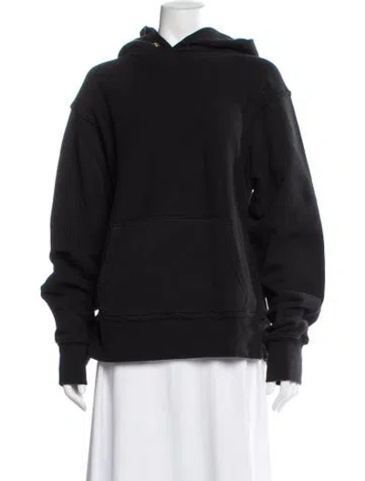 Pre-owned Les Tien Crew Neck Long Sleeve Hoodie In Gray