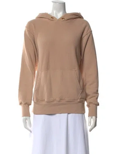 Pre-owned Les Tien Crew Neck Long Sleeve Hoodie In Neutrals